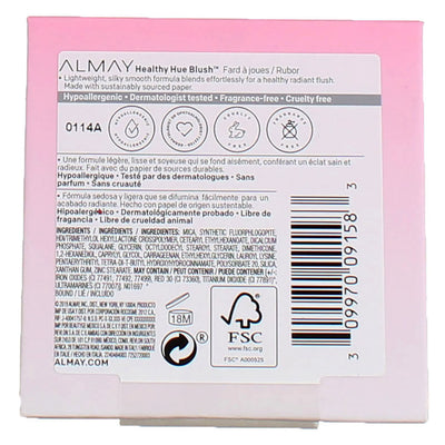 Almay Healthy Hue Face Blush, Pink Flush 300, 0.17 oz
