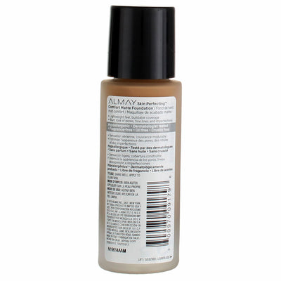 Almay Skin Perfecting Oil Free Comfort Matte Foundation, Warm Cashew 220, 1 fl oz