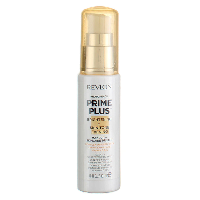 Revlon PhotoReady Prime Plus Brightening and Skin-Tone Evening Makeup + Skincare Primer, 1oz