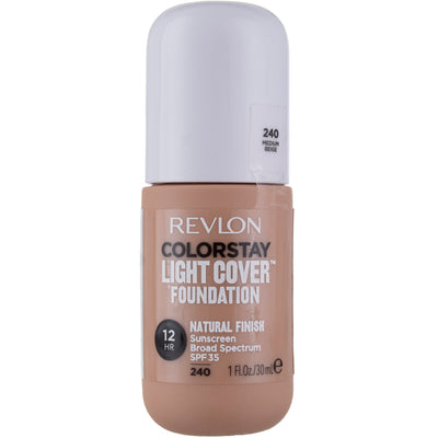 Revlon ColorStay Light Cover Foundation, Medium Beige 240, SPF 35, 1 fl oz