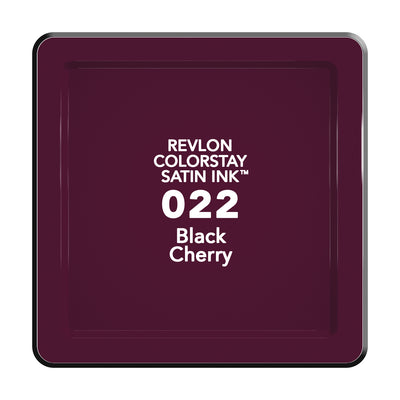 Revlon ColorStay Satin Ink Liquid Lipcolor, Black Cherry 022, 0.17 fl oz
