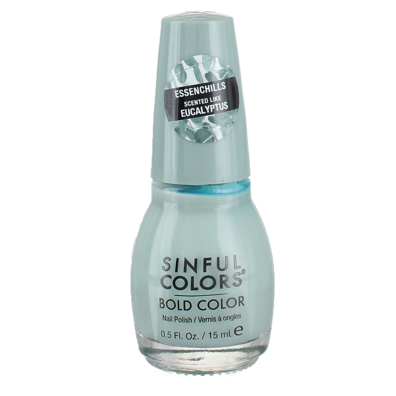 Sinful Colors Essenchills Bold Color Nail Polish, Eucalptahhh 2735, 0.5 fl oz