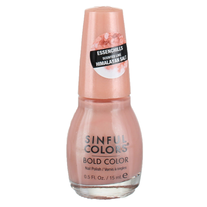 Sinful Colors Essenchills Bold Color Nail Polish, Salt Bath Babe 2737, 0.5 fl oz