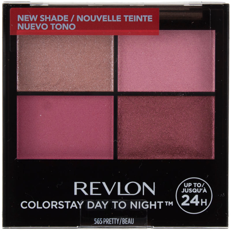 Revlon ColorStay Day To Night, Eyeshadow Quad, Pretty, 0.16 oz