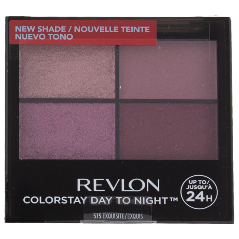 Revlon ColorStay Day to Night Eyeshadow Quad, 575 Exquisite, 0.16 oz