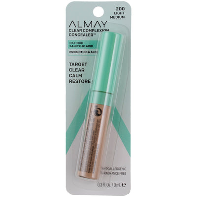 Almay Clear Complexion Concealer, Light/Medium, 0.3 fl oz