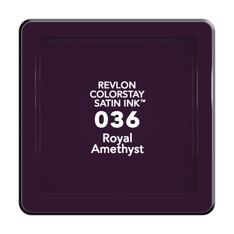 Revlon ColorStay Satin Ink Liquid Lipcolor, Royal Amethyst 036, 0.17 fl oz
