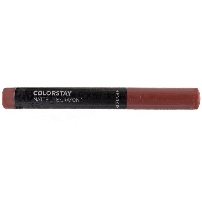 Revlon ColorStay Matte Lite Lip-Crayon, 001 Tread Lightly, 0.049 oz