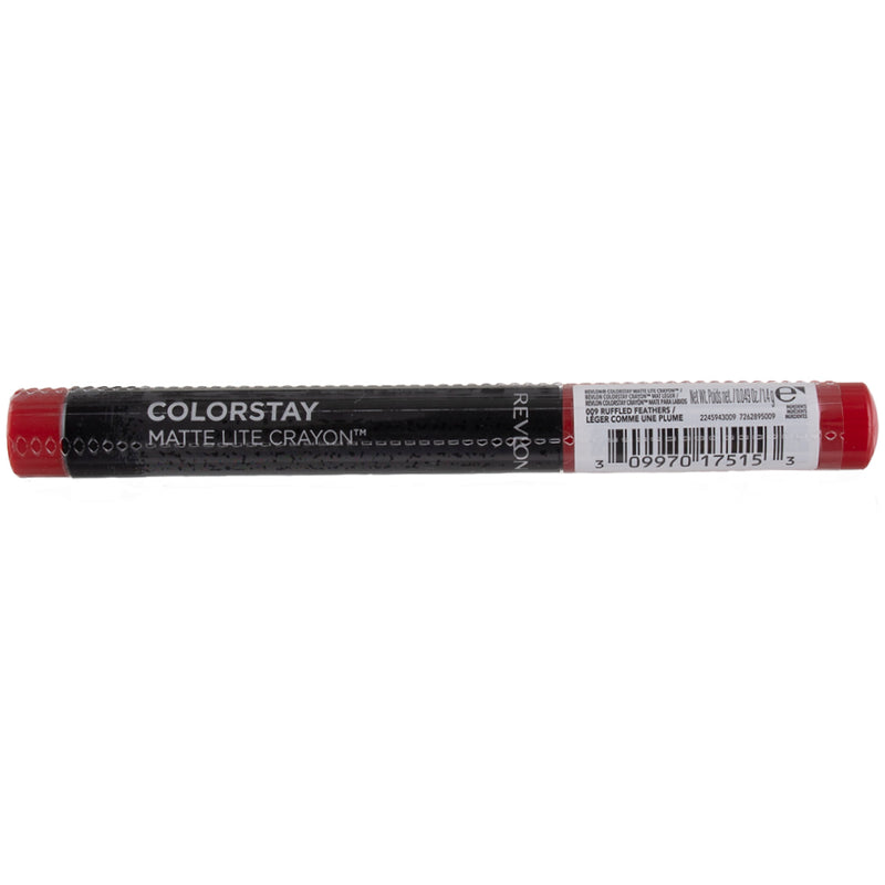 Revlon ColorStay Matte Lite Lip-Crayon, 009 Ruffled Feathers, 0.049 oz