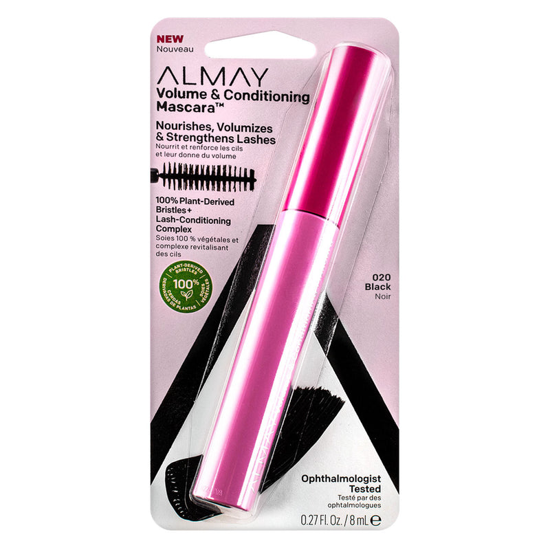 Almay Volume & Conditioning Mascara, Black 020, 0.27 fl oz