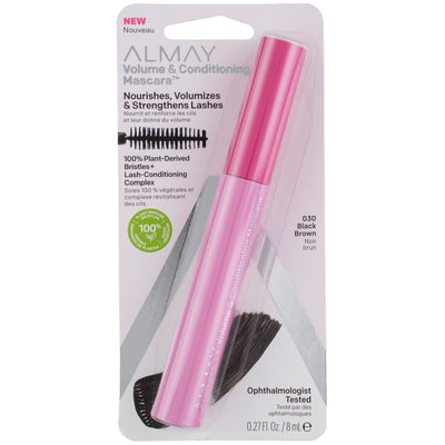 Almay Volume And Conditioning Volume & Conditioning Mascara, Black Brown 030, 0.27 fl oz