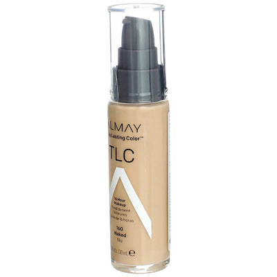 Almay Truly Lasting Color 16 Hour Foundation Makeup, Naked 160, 1 fl oz