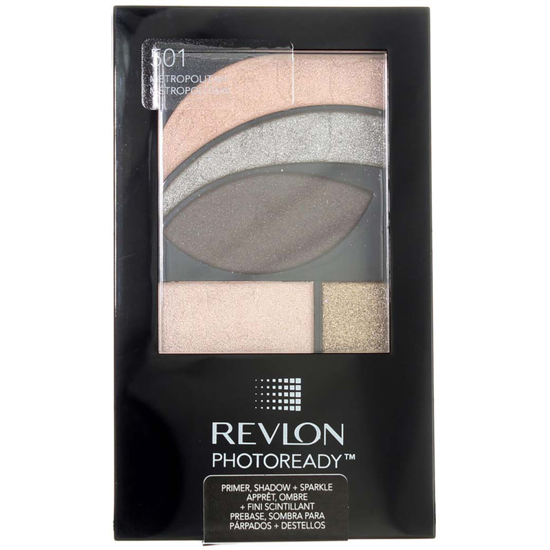 Revlon PhotoReady Primer, Shadow + Sparkle Eye Shadow, Metropolitan 501, 0.1 oz