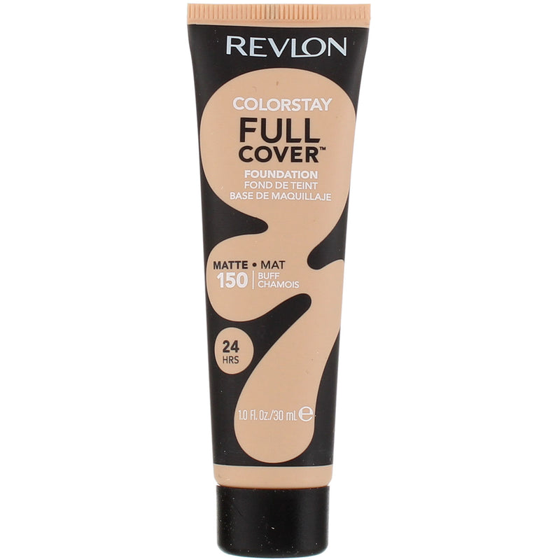Revlon ColorStay Full Cover Matte Foundation, Buff 150, 1 fl oz