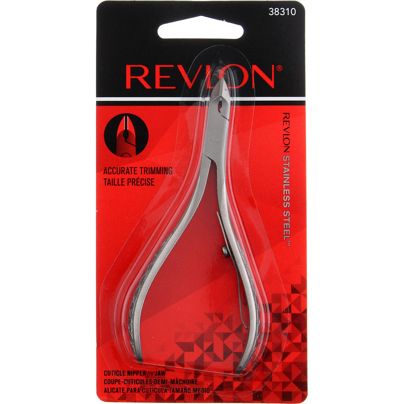 Revlon Stainless Steel Cuticle Nipper, Full Jaw
