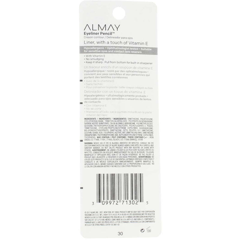 Almay Top Of The Line Eyeliner, Brown 207, 0.01 oz