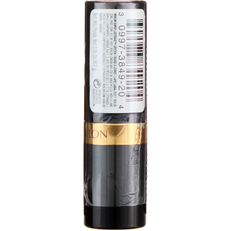 Revlon Super Lustrous Lipstick Creme, Siren 677, 0.15 fl oz