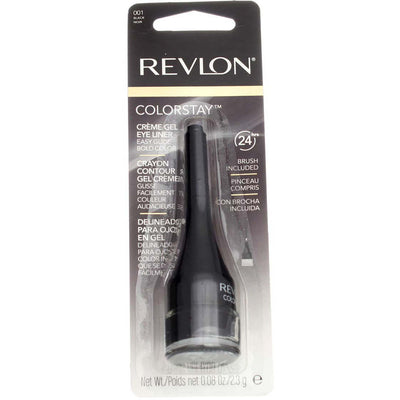 Revlon ColorStay Creme Gel Waterproof Eyeliner, Black 1, 0.08 oz