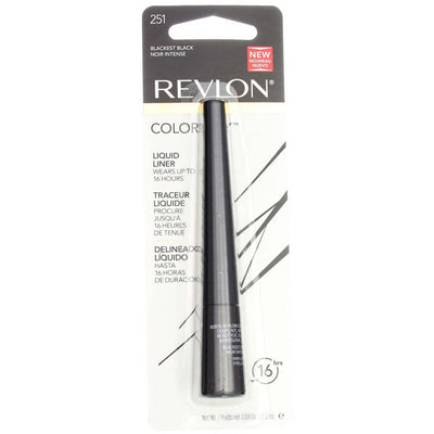 Revlon ColorStay Waterproof Liquid Liner, Blackest Black 251, 0.08 fl oz