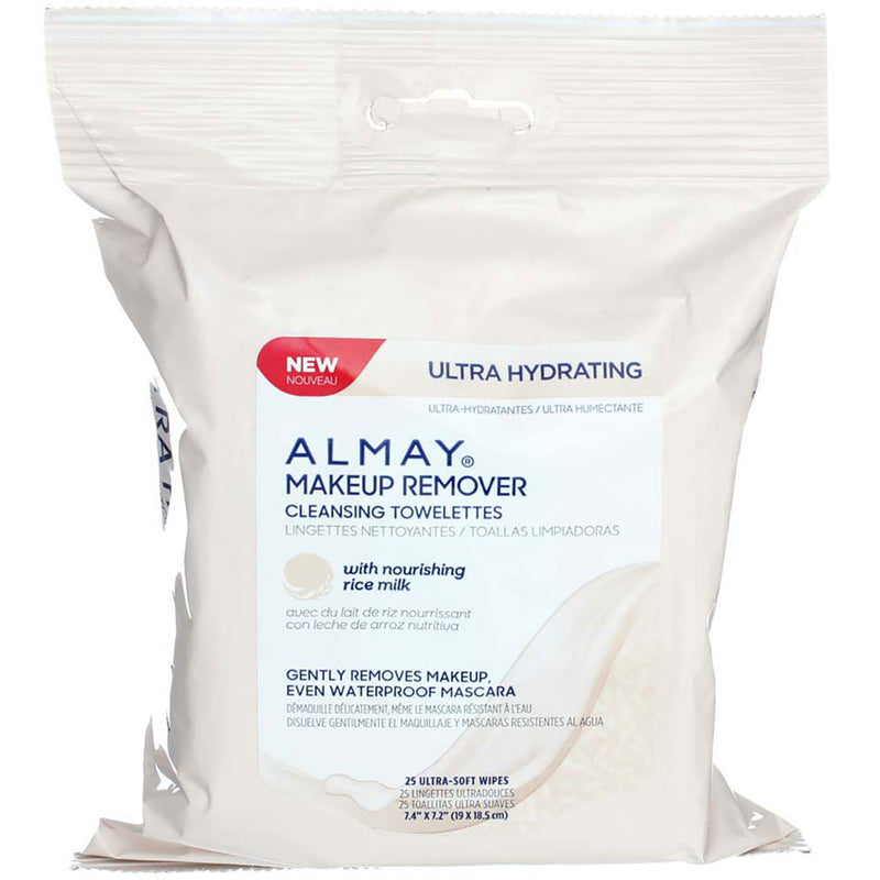 Almay Ultra-Hydrating Makeup Remover Towelettes, 25 Ct