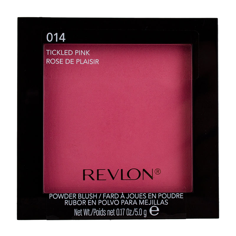 Revlon Powder Blush with Brush, Tickled Pink 14, 0.17 oz