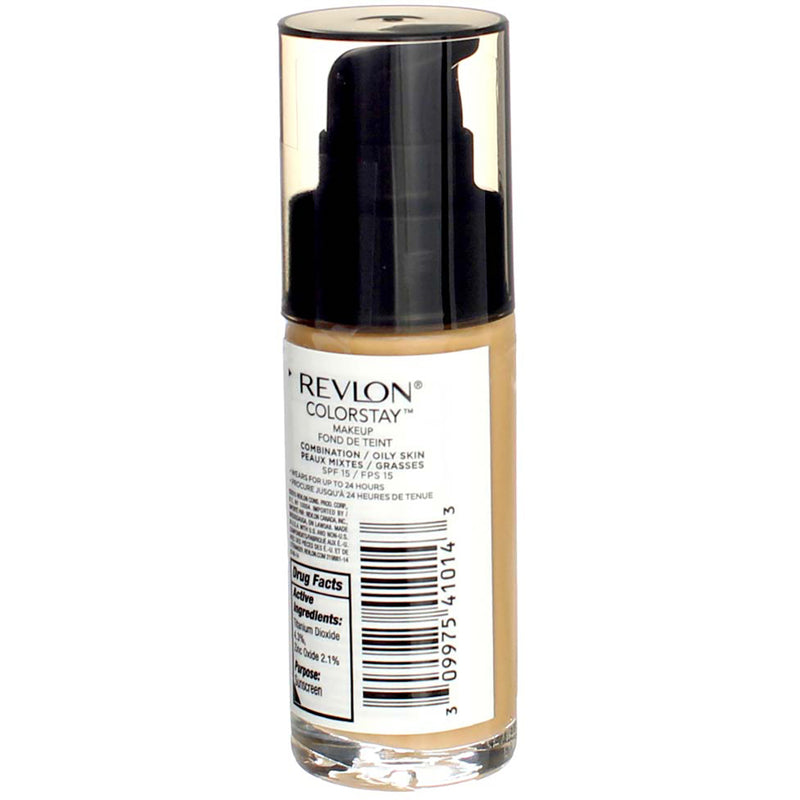 Revlon ColorStay Makeup Foundation For Oily Skin, Golden Caramel 360, SPF 15, 1 fl oz