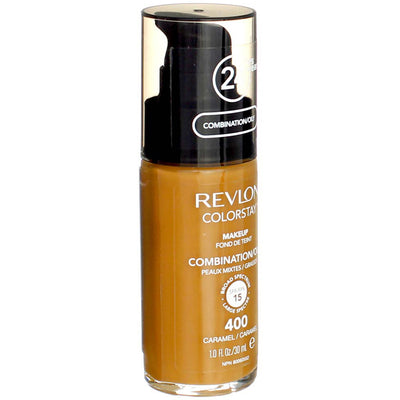 Revlon ColorStay Makeup Foundation For Combination Oily Skin, Caramel 400, SPF 15, 1 fl oz