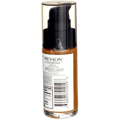 Revlon ColorStay Makeup Foundation For Combination Oily Skin, Mahogany 440, SPF 15, 1 fl oz
