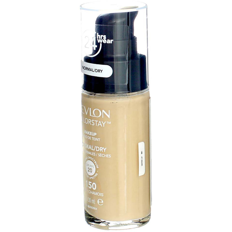 Revlon ColorStay Makeup Foundation For Normal Dry Skin, Buff 150, SPF 20, 1 fl oz