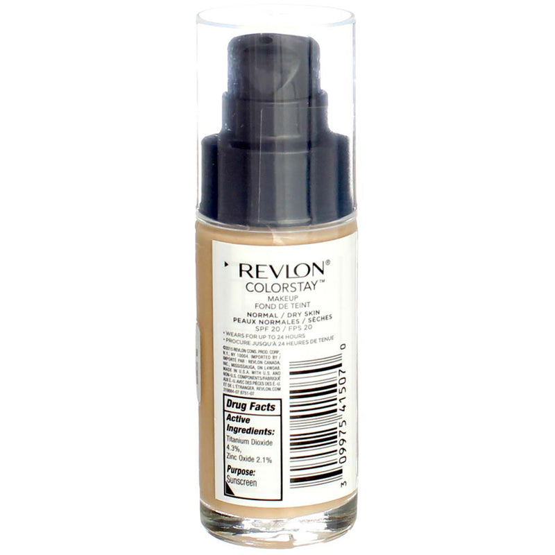 Revlon ColorStay Makeup Foundation For Normal Dry Skin, Fresh Beige 250, SPF 20, 1 fl oz