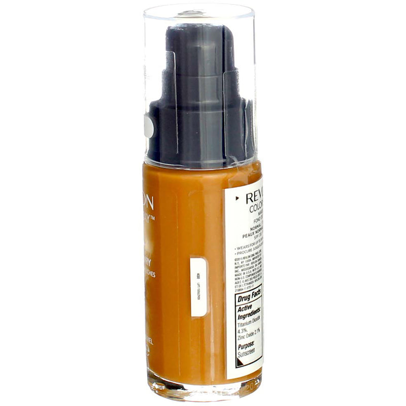 Revlon ColorStay Makeup Foundation For Normal Dry Skin, Caramel 400, SPF 20, 1 fl oz