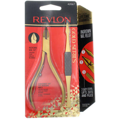 Revlon Gold Series Ingrown Away Nail Set, 2 Ct
