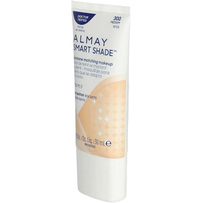 Almay Smart Shade Skintone Matching Foundation Makeup, Medium 300, SPF 15, 1 fl oz