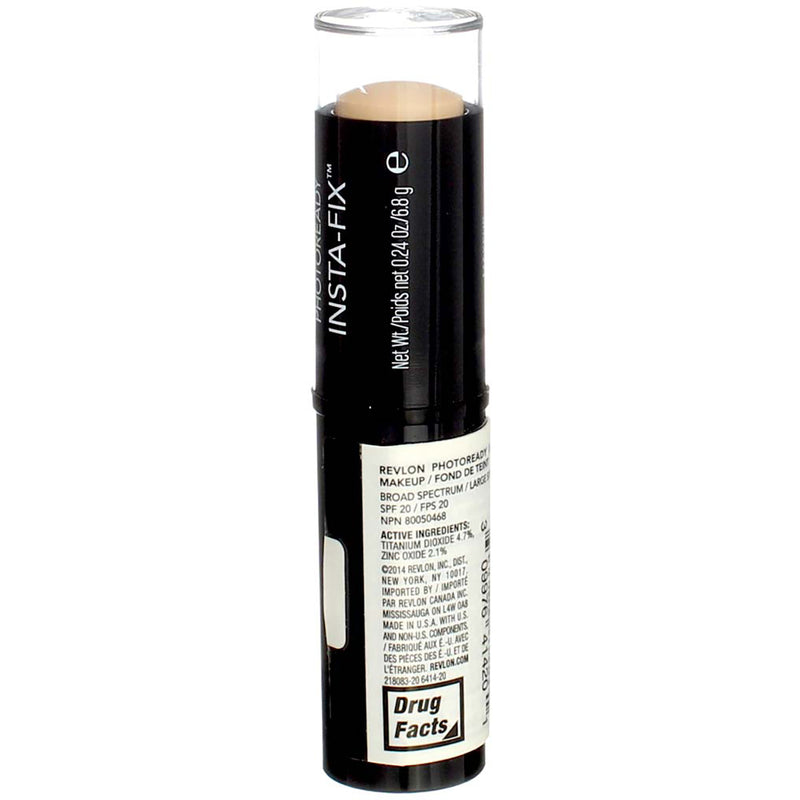 Revlon PhotoReady Insta-Fix Foundation Makeup, Vanilla 120, SPF 20, 0.31 oz