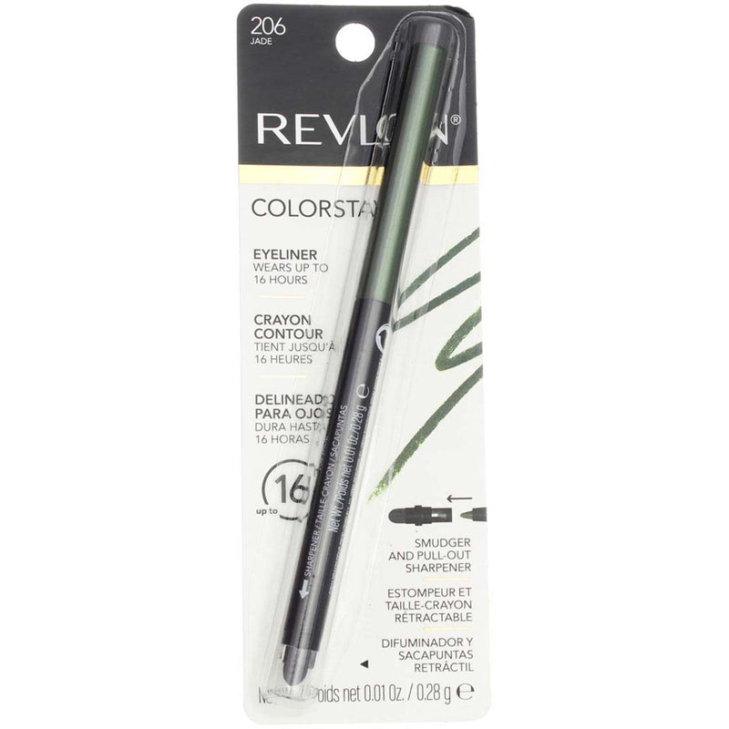 Revlon ColorStay Waterproof Eyeliner, Jade 206, 0.01 oz