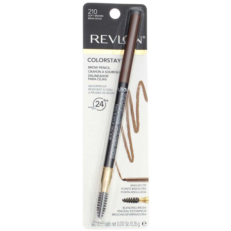 Revlon ColorStay Eyebrow Pencil, Soft Brown 0.3 oz