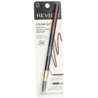 Revlon ColorStay Waterproof Brow Pencil, Auburn 215, 0.012 oz