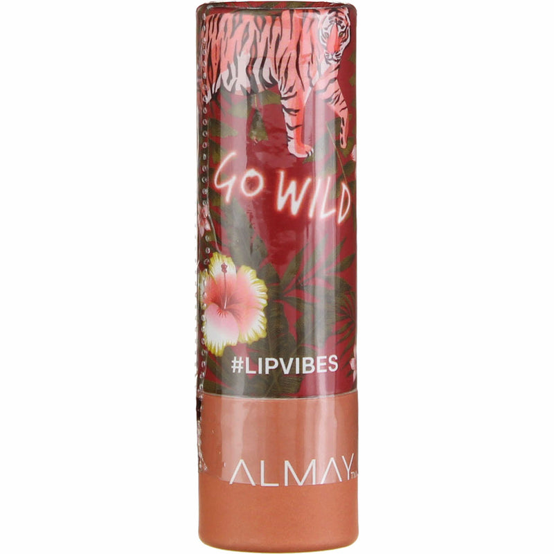 Almay Lip Vibes Lipstick, Go Wild 120, 0.14 oz