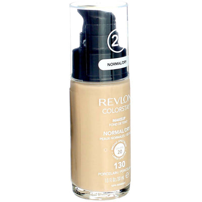 Revlon ColorStay Makeup Foundation For Normal Dry Skin, Porcelain 130, SPF 20, 1 fl oz