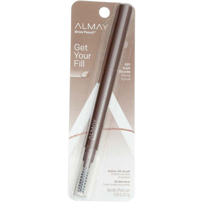 Almay Get Your Fill Brow Pencil, Dark Blonde 801, 0.01 oz