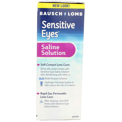 Bausch & Lomb Sensitive Eyes Saline Solution, 12 fl oz
