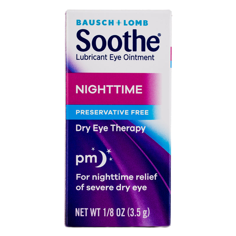 Bausch & Lomb Soothe Nighttime Lubricant Eye Ointment, 0.125 oz