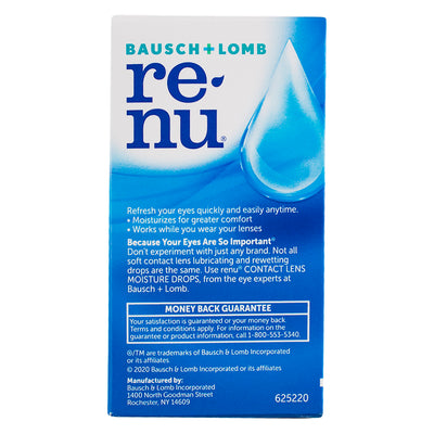 Bausch & Lomb ReNu MultiPlus Rewetting Drops, 0.27 fl oz