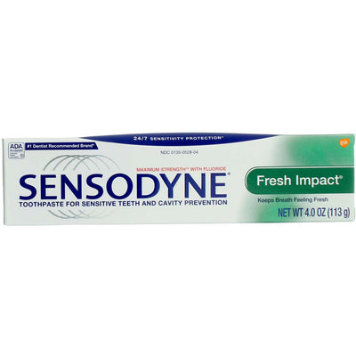 Sensodyne 24/7 Protection Toothpaste, Fresh Impact, 4 oz