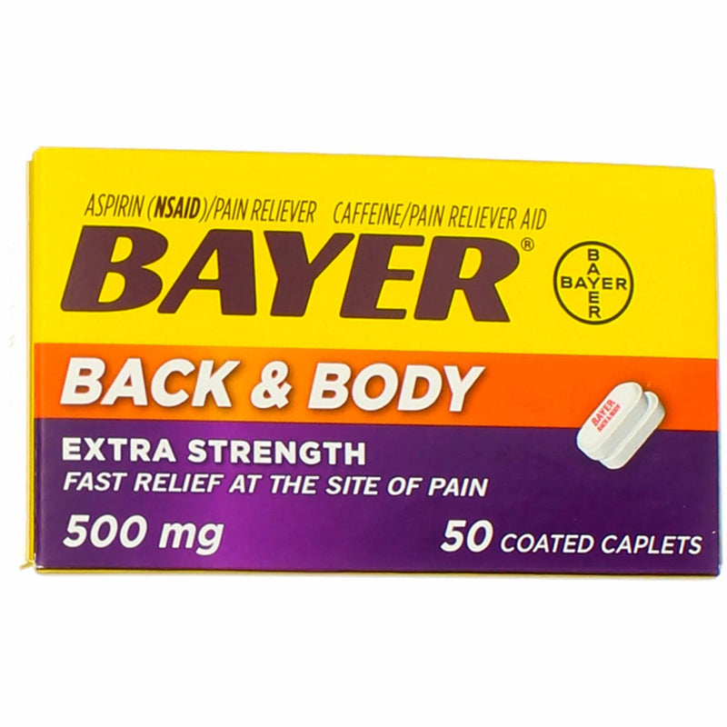 Bayer Back & Body Extra Strength Aspirin, 500 mg