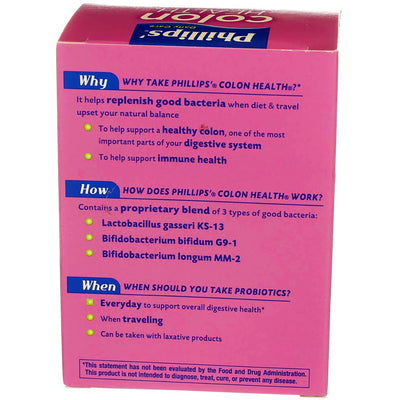 Phillips Colon Health Probiotic Supplement Capsules, 30 Ct