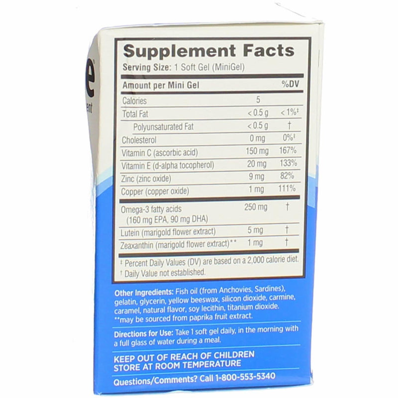 Bausch & Lomb Ocuvite Eye Health Formula Eye Vitamin & Mineral Supplement Softels, 30 Ct