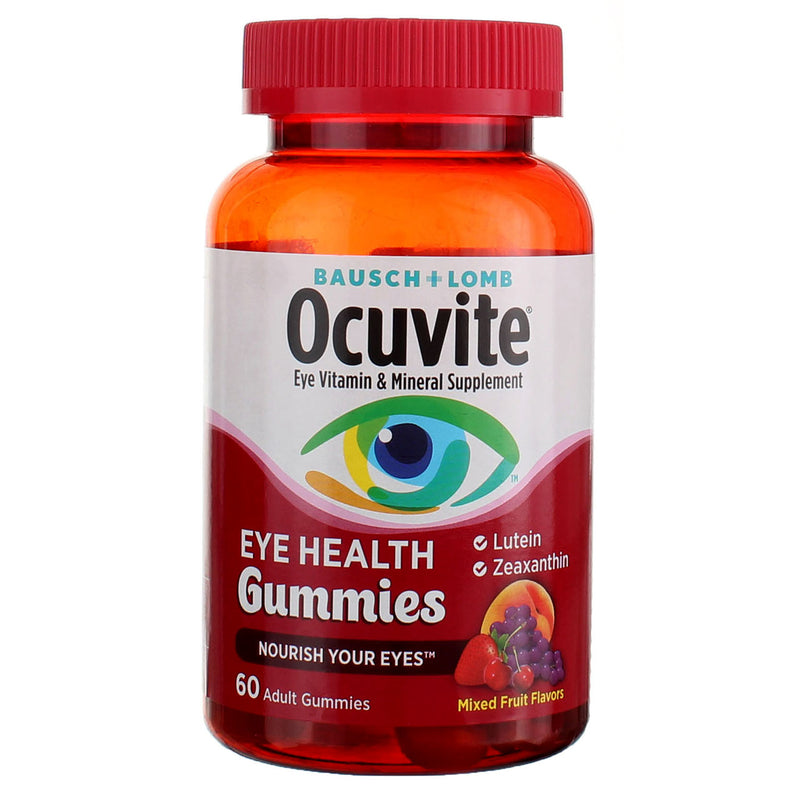 Bausch & Lomb Ocuvite Eye Vitamin & Mineral Supplement Gummies, 60 Ct