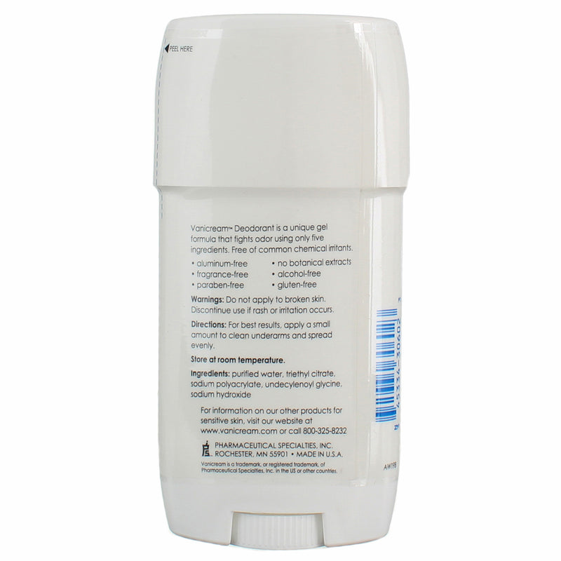 Vanicream For Sensitive Skin Deodorant, 2 oz