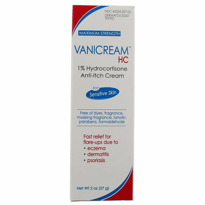 Vanicream HC 1 % Hydrocortisone Cream, 2 oz